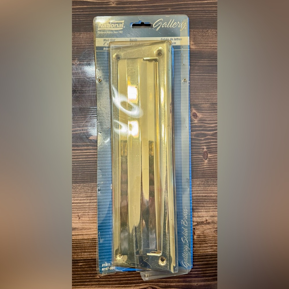 Gallery Gallery Brass Door Mail Slot NIB